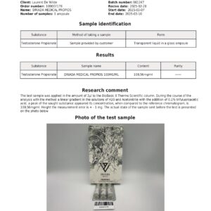 propionato de testosterona