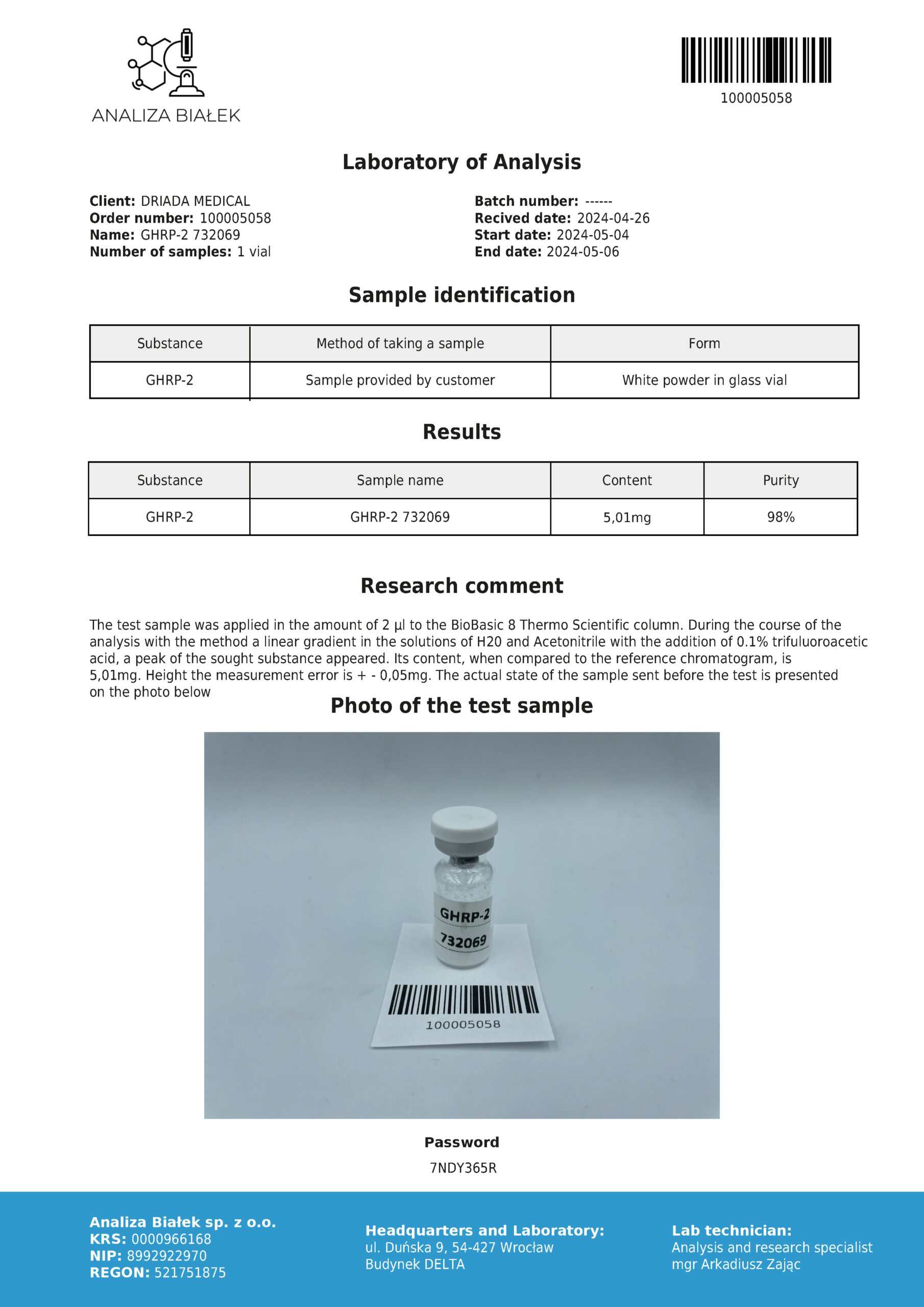 GHRP-2 5 mg - Péptido liberador de GH - Image 3