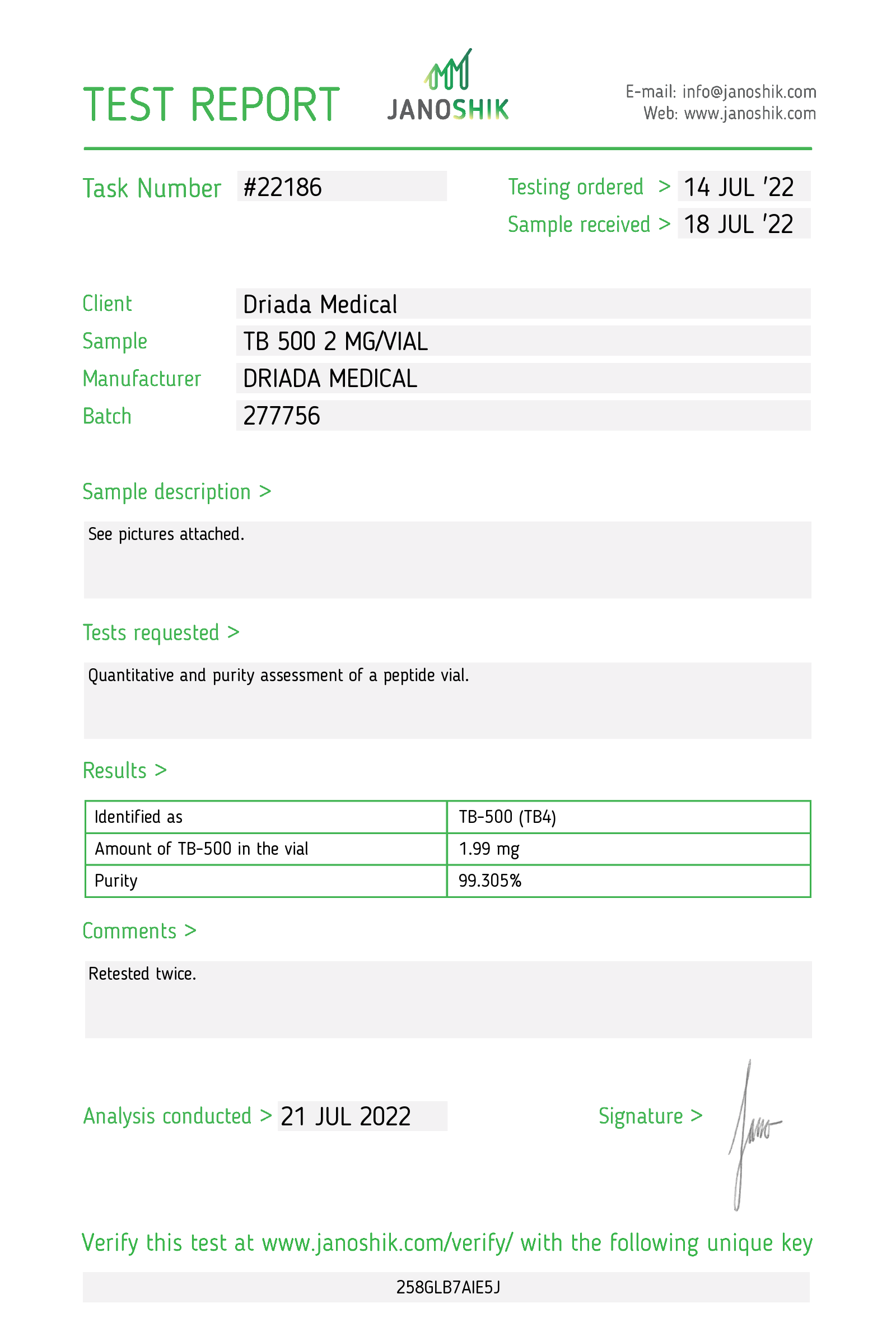 TB500 2 mg - Péptido curativo y de recuperación - Image 3