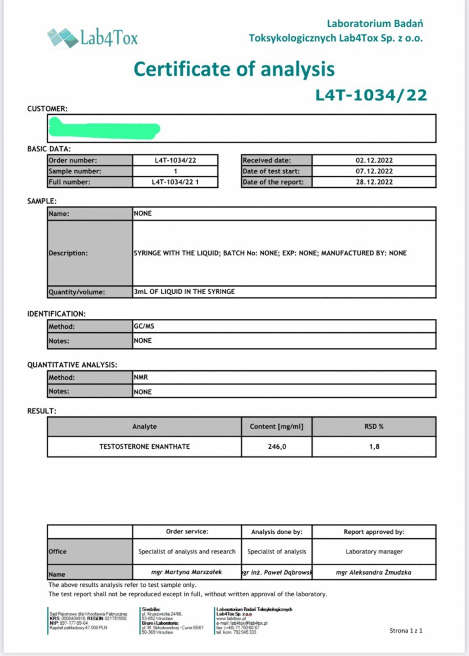 enantato de testosterona