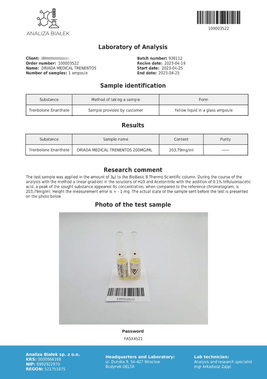 trenbolone enantato