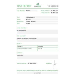 Informe de pruebas de Proviron